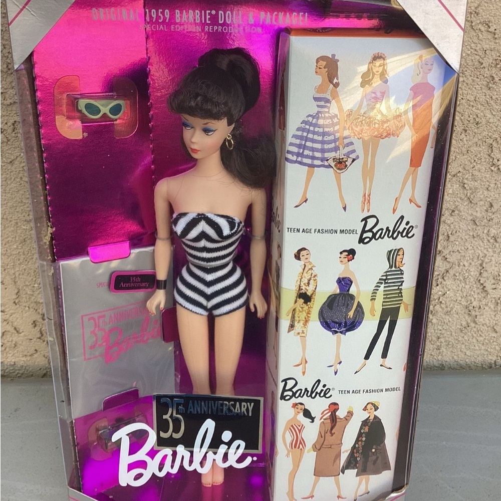 35th Anniversary Barbie, Original 1959 Barbie Doll, Special Edition Brand New